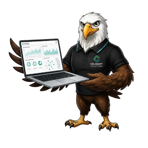 Equipo de VeloSoft Solutions desarrollando soluciones de software en Sincelejo